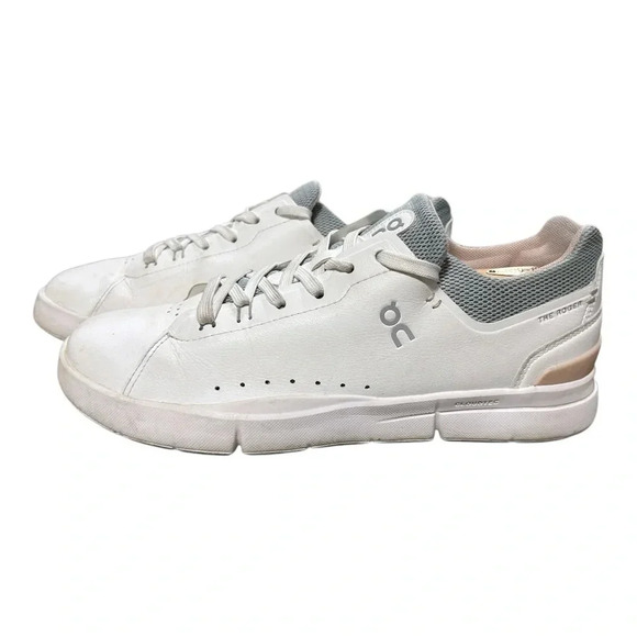 On Running THE ROGER Advantage Tennis Inspired Lace Up Sneaker White/Rosehip 9.5 - Picture 1 of 7